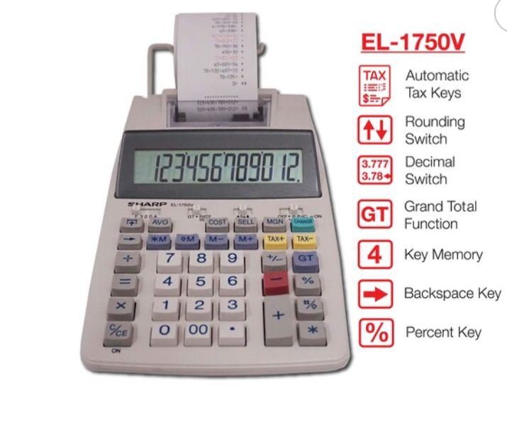 Calculadora Sharp EL-1750V GRADO B