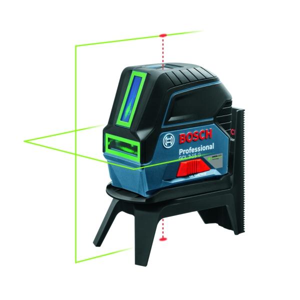 NIVEL LASER VERDE BOSCH GCL 2 15 G 15M CON PUNTOS DE PLOMADA Grado A