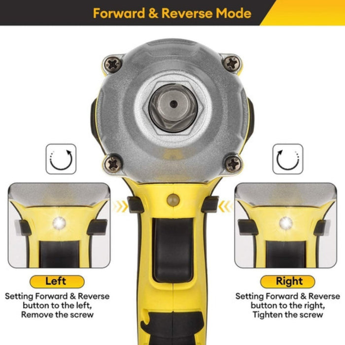 LLAVE DE IMPACTO 1/2 INALAMBRICA ELECTRICA CON BATERI­A 600NM GRADO A