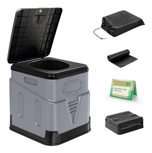 Plegable Portátil Para Al Aire Libre Escusado Sanitario W.c Grado B