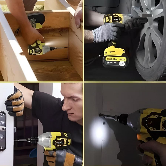 LLAVE DE IMPACTO 1/2 INALAMBRICA ELECTRICA CON BATERI­A 600NM GRADO A