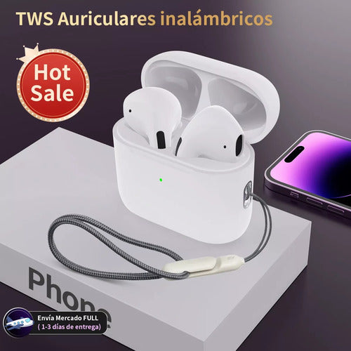 Auriculares Inalámbricos Hs45 Compatibles Con iPhone Android Grado B