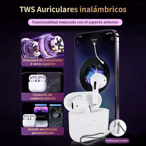 Auriculares Inalámbricos Hs45 Compatibles Con iPhone Android Grado B