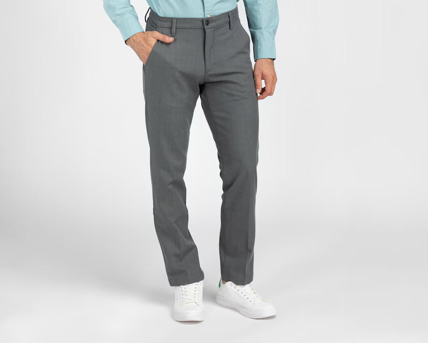 PANTALÓN WORKDAY KHAKI SLIM FIT PARA HOMBRE GRIS CLARO 30/30 GRADO B