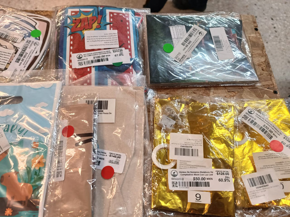 KITS DE FIESTA HASTA 13 ARTICULOS GRADO B