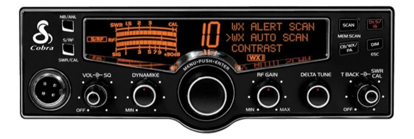 RADIO CB COBRA 29LX AM PROFESIONAL NEGRO - GRADO A