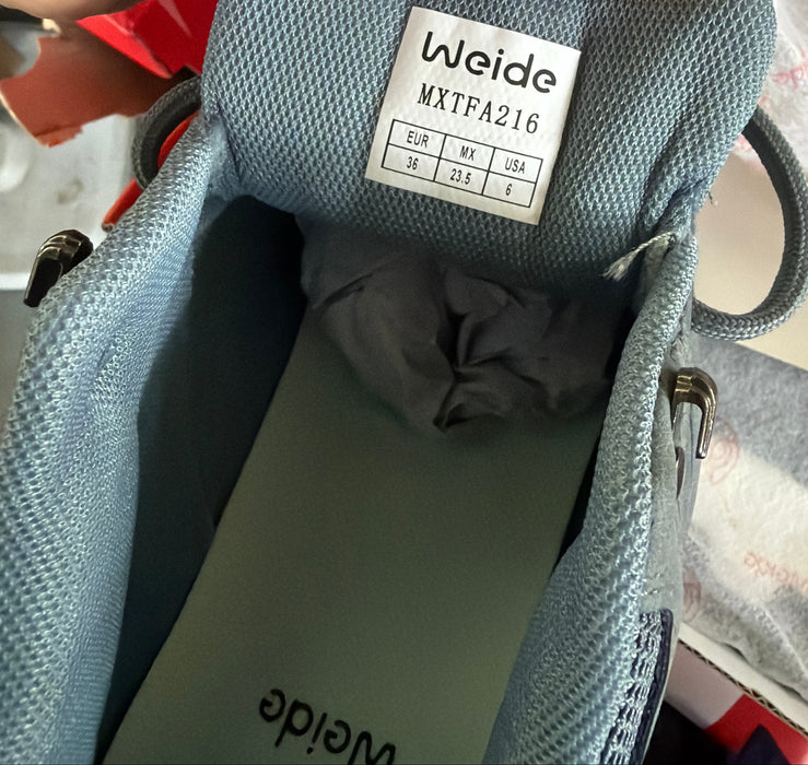 Tenis Outdoor Weide | Zapatillas para Senderismo y Caminata | Antideslizantes | Talla 23.5 | Grado B ✨