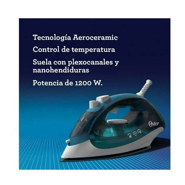 Plancha De Vapor Suela Cerámica Azul Oster Gcstbs5051 GRADO B