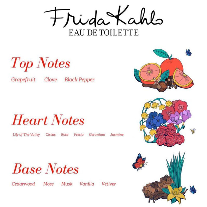Perfume Frida Kahlo Red Eau de Toilette 50 ml para Mujer  | GRADO B