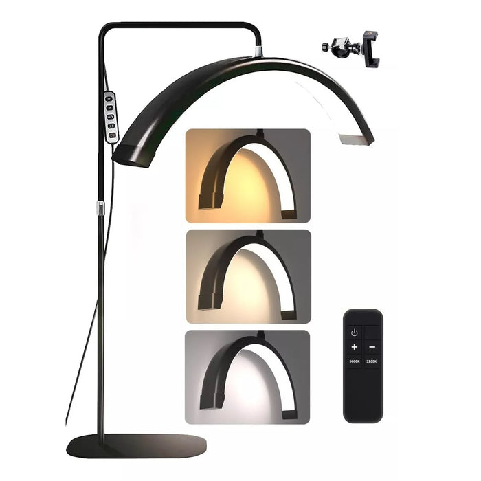 Lampara Para Pestanas Con Control Led Lamparas Pie Estetica Grado A