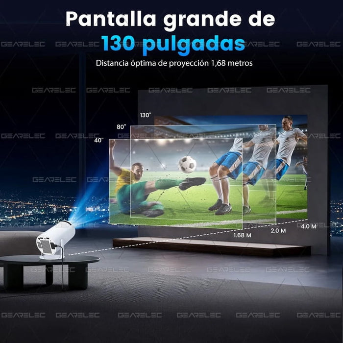 PROYECTOR PROFESIONAL 4K ANDROID 8000LM LED 1080P HY300 PRO   GRADO A
