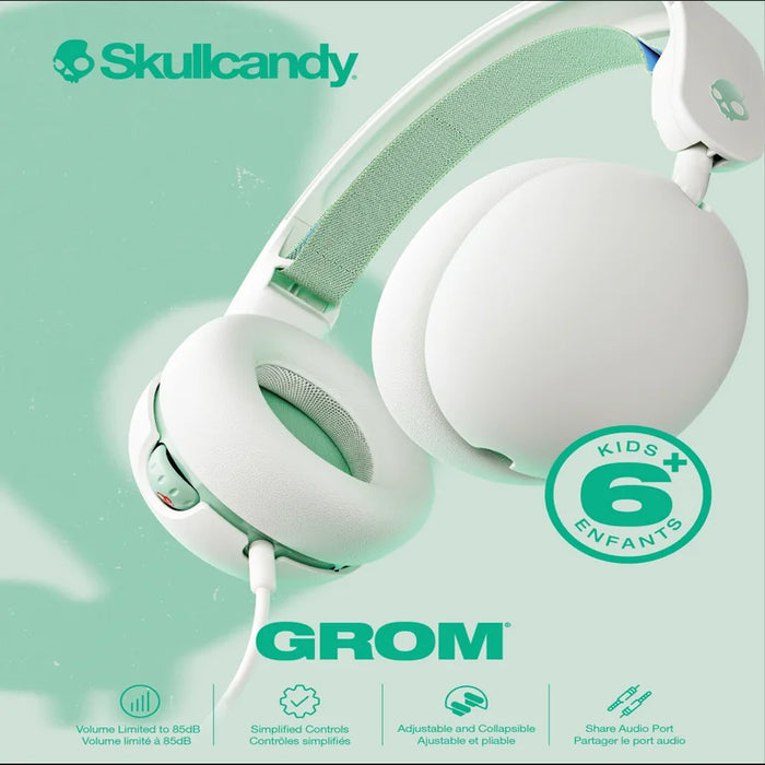 Audí­fonos Inalámbricos Skullcandy Grom  Color verde grado A