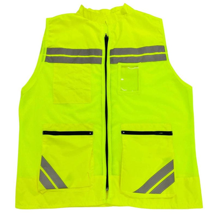 Chaleco reflejante color verde neon talla M