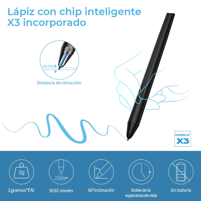 Tableta Grafica Drawing Deco Lw Con Bluetooth De Coloresxp-p 1 GRADO A