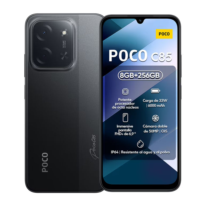 XIAOMI POCOPHONE XIAOMI POCO C85 DUAL SIM 256 GB 8 GB COLOR NEGRO GRADO A