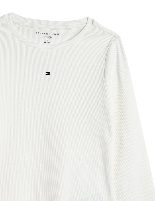 BLUSA PARA NIÑA TOMMY HILFIGER, BLANCA TALLA 6