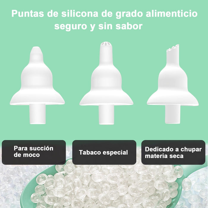 Savefree Aspirador Nasal Eléctrico Para Bebés Para Succionar Mocos Con Modo Música Blanco GRADO B