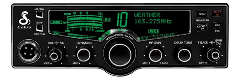 RADIO CB COBRA 29LX AM PROFESIONAL NEGRO - GRADO A