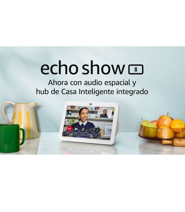 Amazon Echo Show 8 3era Gen Con Audio Espacial Blanco Grado A