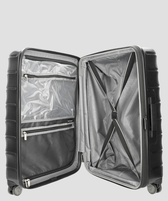 MALETA SAMSONITE LITEROCK SPINNER 76/28 EXP BLACK NEGRO LISA - GRADO A