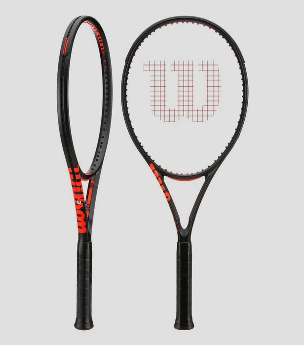 RAQUETA DE TENIS CLASH 100L V3.0 FRM 2 WILSON COLOR NEGRO 4 1/4 GRADO A