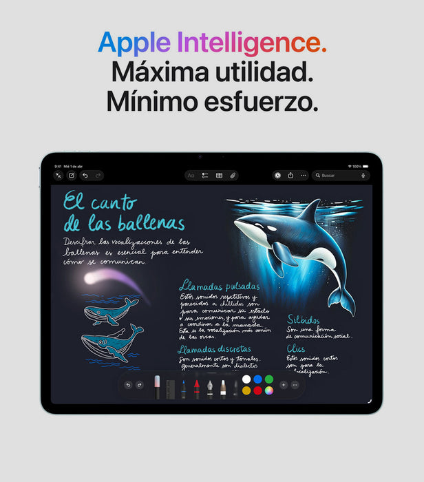Pad Air Wi‑Fi, 11", Chip M4, RAM 12 GB, 512 GB, Purpura GRADO A
