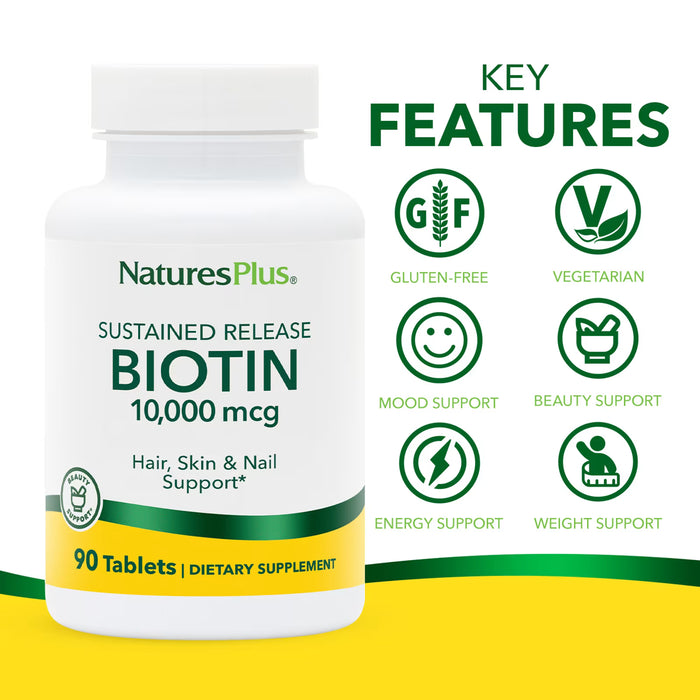 NaturesPlus, Biotina de liberación prolongada GRADO B