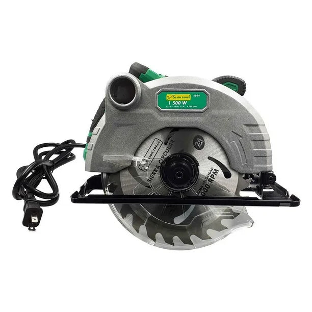 SIERRA CIRCULAR LION TOOLS 1/4 PULGADAS 1500W. SIN DISCO DE CORTE GRADO B