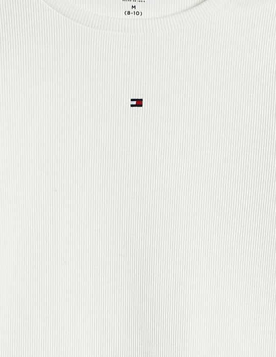 BLUSA PARA NIÑA TOMMY HILFIGER, BLANCA TALLA 6