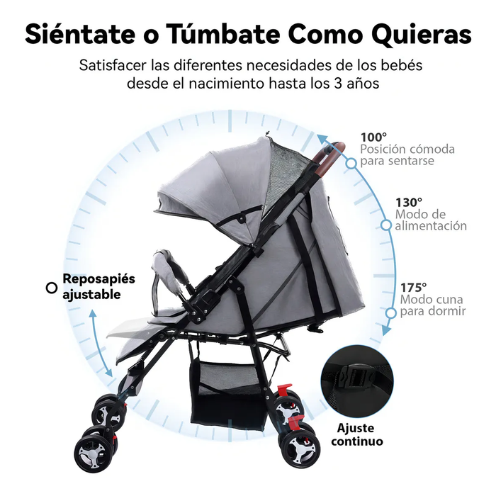 CARRIOLA CON ARNES CARREOLA PLEGABLE PARA BEB GRADO B