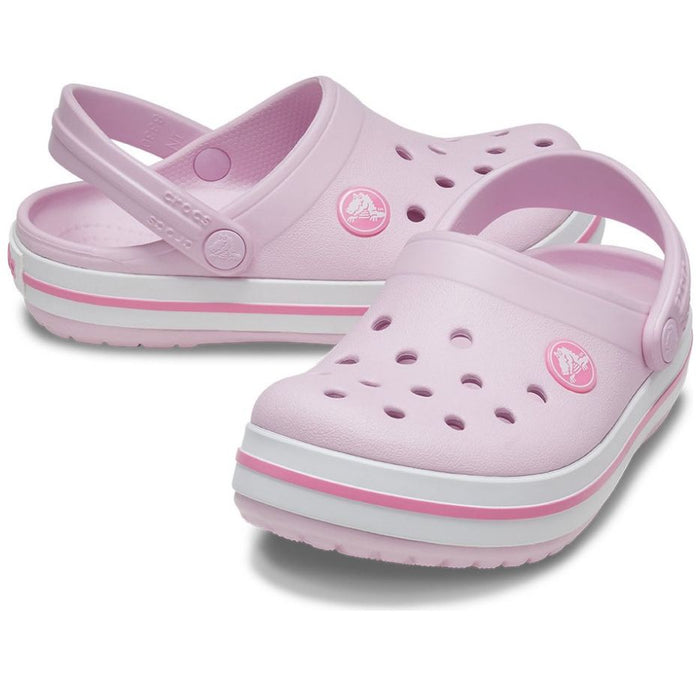 Sandalias Slides Crocs Bayaband Clog Con Logo Para Niños GRADO B