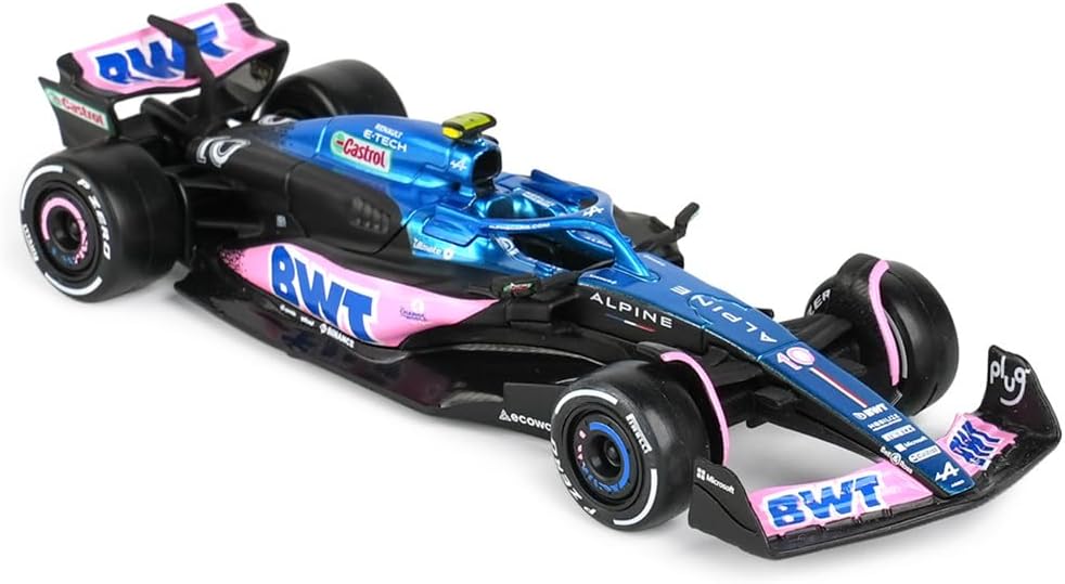 AUTO BURGAO ALPINE A523 #10 Y #31 DE ALEACION, ESCALA 1:43 Grado A