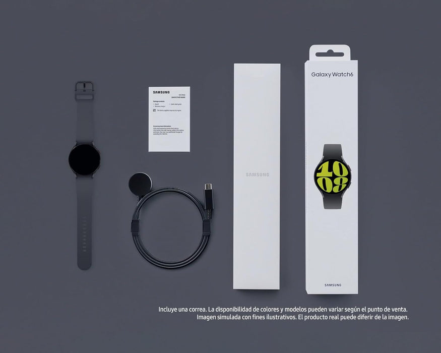 Galaxy Watch6 40mm Bt Samsung Color De La Caja Graphite GRADO A
