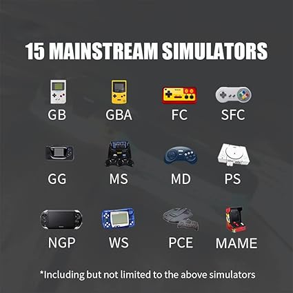 V90 CONSOLA DE VIDEOJUEGOS PORTATIL FLIP CON TARJETA TF 16G