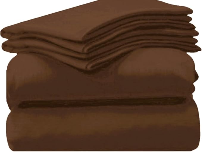 juego de funda para edredon lisa cafe matrimonial