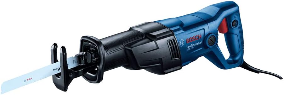 SIERRA SABLE BOSCH GSA 120 1200W CON 1 HOJA DE SIERRA GRADO B