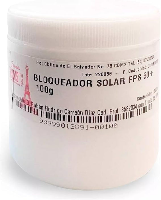 BLOQUEADOR SOLAR FPS50 250 GRAMOS FARMACIA PARIS PACK 2 PIEZAS |  GRADO A