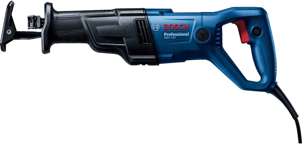 SIERRA SABLE BOSCH GSA 120 1200W CON 1 HOJA DE SIERRA GRADO B