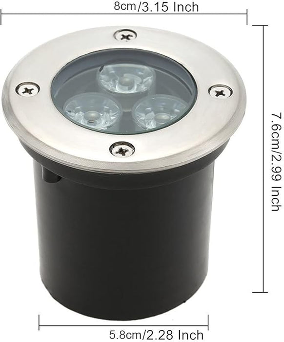 LUZ SUBTERRANEA IMPERMEABLE PARA JARDIN