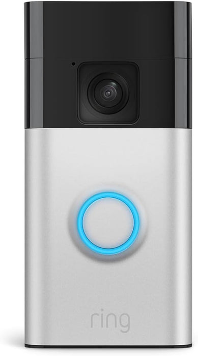 Timbre Con Cámara Inalámbrico Ring Battery Doorbell Satin Nickel GRADO B