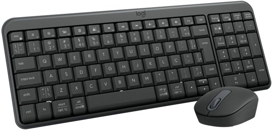 TECLADO Y MOUSE BLUETOOTH LOGITECH MK250 MOUSE NEGRO TECLADO NEGRO GRADO A