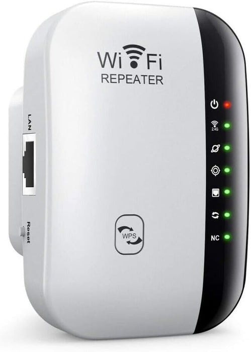 REPETIDOR EXTENSOR DE SEÑAL WIFI DE 300 MBPS COLOR BLANCO GRADO B