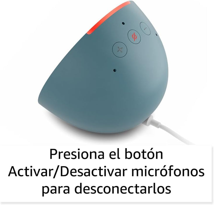 ALEXA C2H4R9 ECHO POP COLOR VERDE AZULADO CON ASISTENTE GRADO A