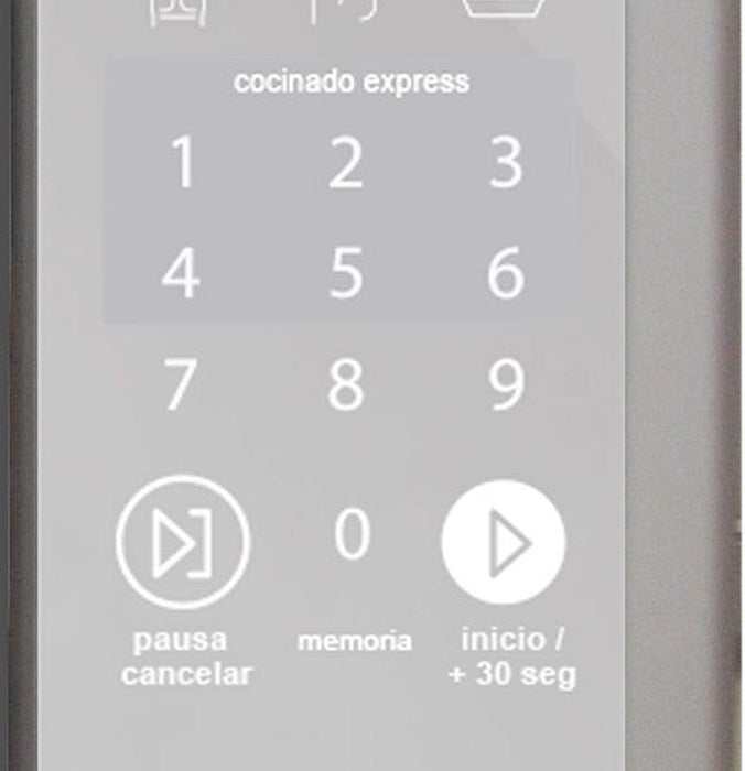 Microondas Mabe | 0.7 Pies (20L) | Acabado Gris | Funciones Express Cook | Display LED | Grado A ✨