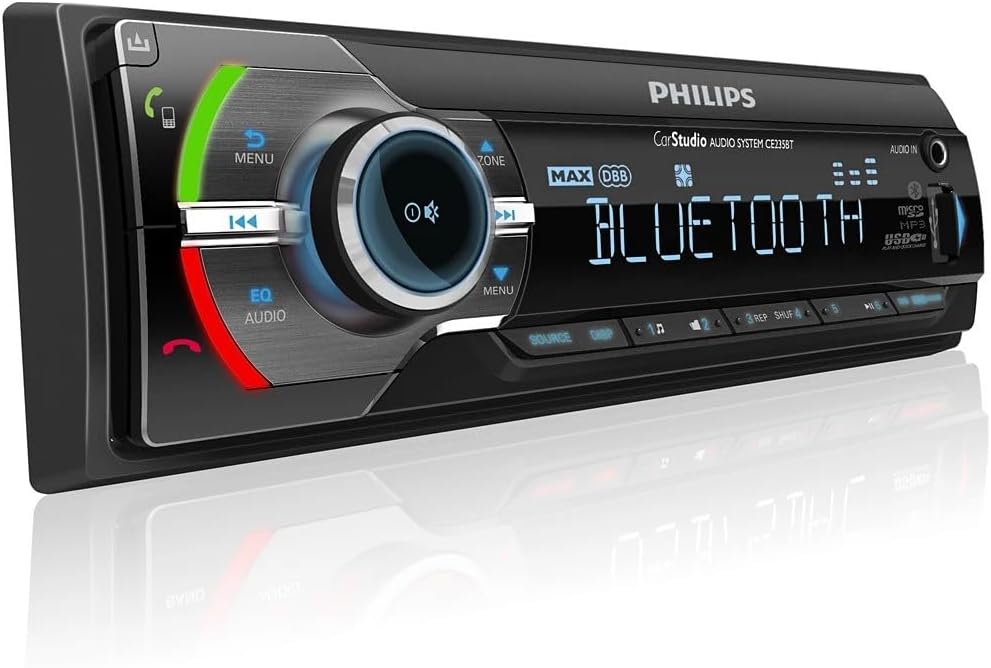 PHILIPS SISTEMA DE AUDIO PARA VEHICULO BLUETOOTH USB AM/FM GRADO A