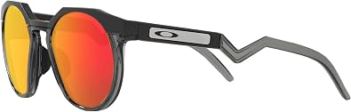 LENTES DE SOL OAKLEY CASTEL PRIZM AJUSTE ANCHO PARA HOMBRE COLOR GRIS COLOR DE LA LENTE ROJO COLOR DE LA VARILLA GRIS COLOR DEL ARMAZON GRIS DISEÑO ESPEJEADO GRADO A