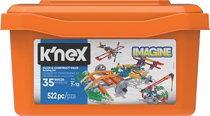 KNEX Imagine Click & Construct Value Building Set (522 Piezas) GRADO B