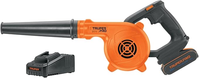 SOPLADORA INALAMBRICA 20V, 72 CFM, 13000 RPM TRUPER SOPI-20A COLOR NARANJA  GRADO A