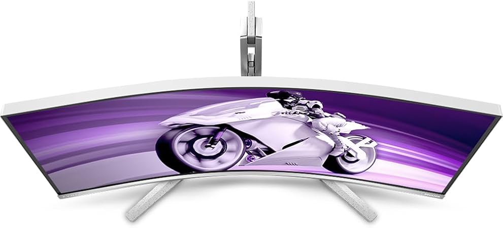 Philips Evnia 34M2C8600 QD OLED Monitor para juegos curvado con resolución WQHD ultrarrápida, 175Hz, AMD FreeSync Premium Pro, acoplamiento USB-C, altura ajustable GRADO A