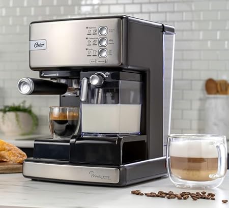 Cafetera Oster Primalatte Em6603ss Bvstem6603ss Automática Plateada Para Capsulas Monodosis GRADO A